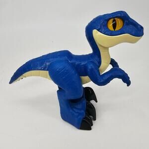 Jurassic World Raptor Blue XL Imaginext Figure 10" Dinosaur Velociraptor Toy